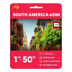South America Data eSIM