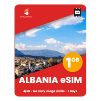 Thumbnail for Albania Data eSIM - SimCorner