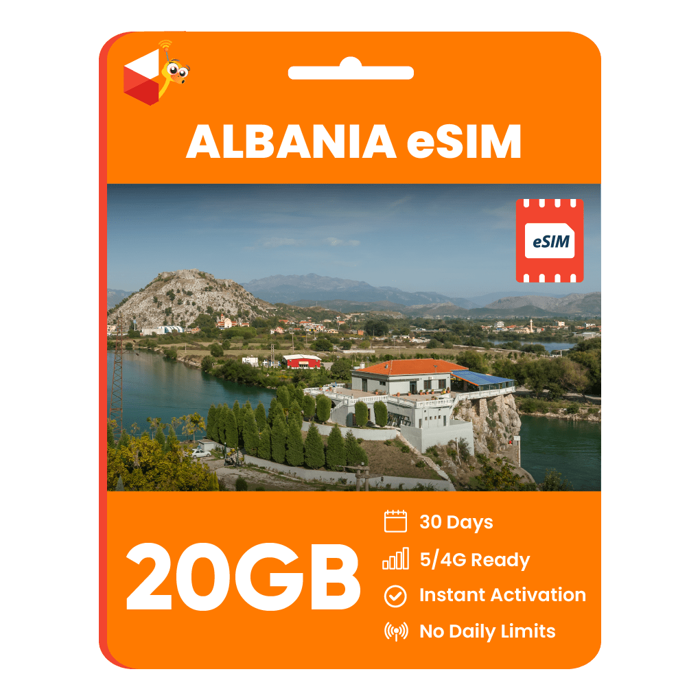 Albania Data eSIM - SimCorner