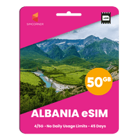 Thumbnail for Albania Data eSIM - SimCorner