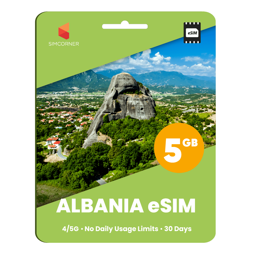 Albania Data eSIM - SimCorner