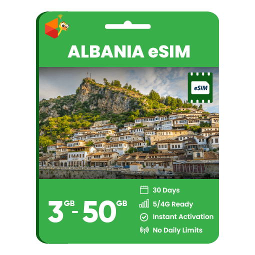 Albania Data eSIM - SimCorner
