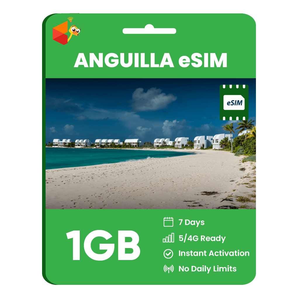 Anguilla Data eSIM - SimCorner