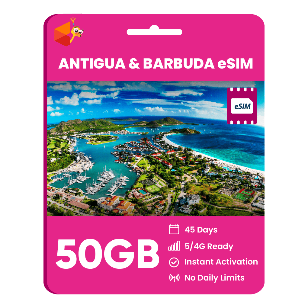 Antigua and Barbuda Data eSIM - SimCorner