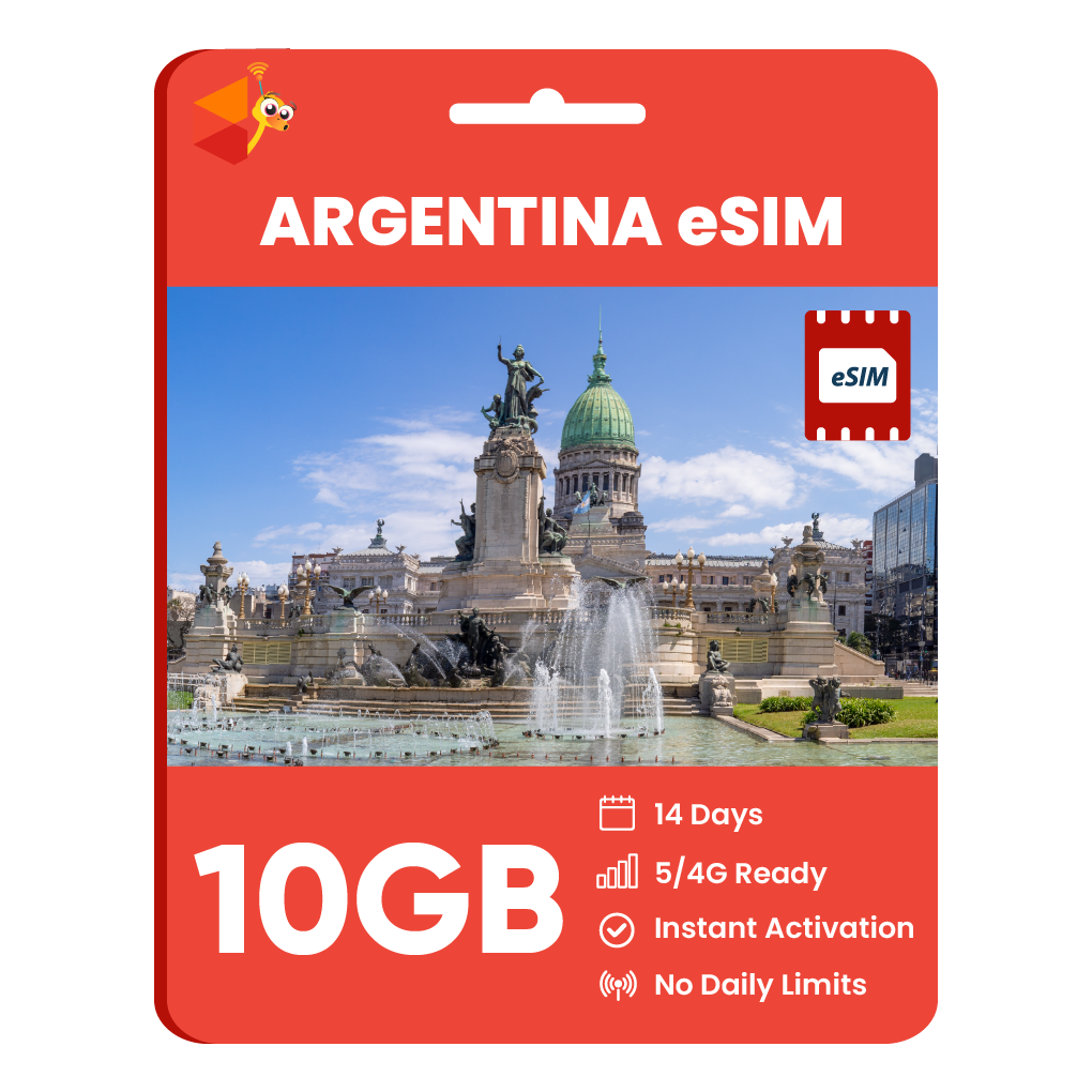 [eSIM] Argentina Data eSIM (10GB - 14 Days)