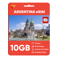 Thumbnail for [eSIM] Argentina Data eSIM (10GB - 14 Days)