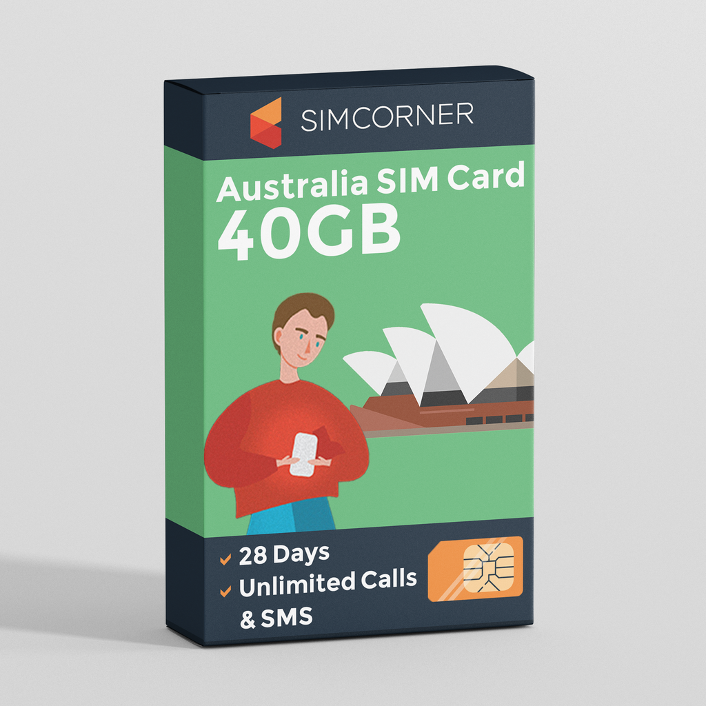 Australia SIM Card (Optus) - 40GB I SimCornerAustralia