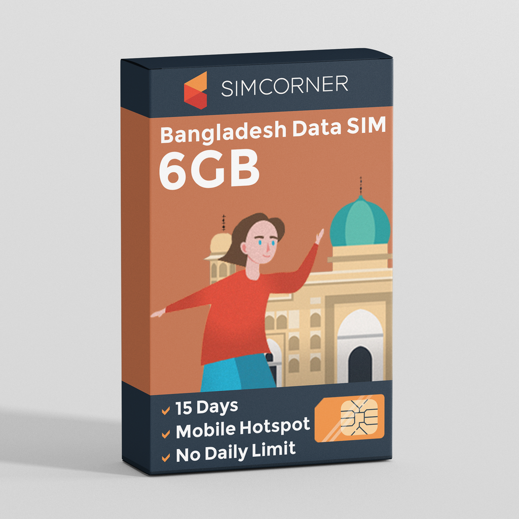 Bangladesh Data SIM Card (15 Day - 6GB)