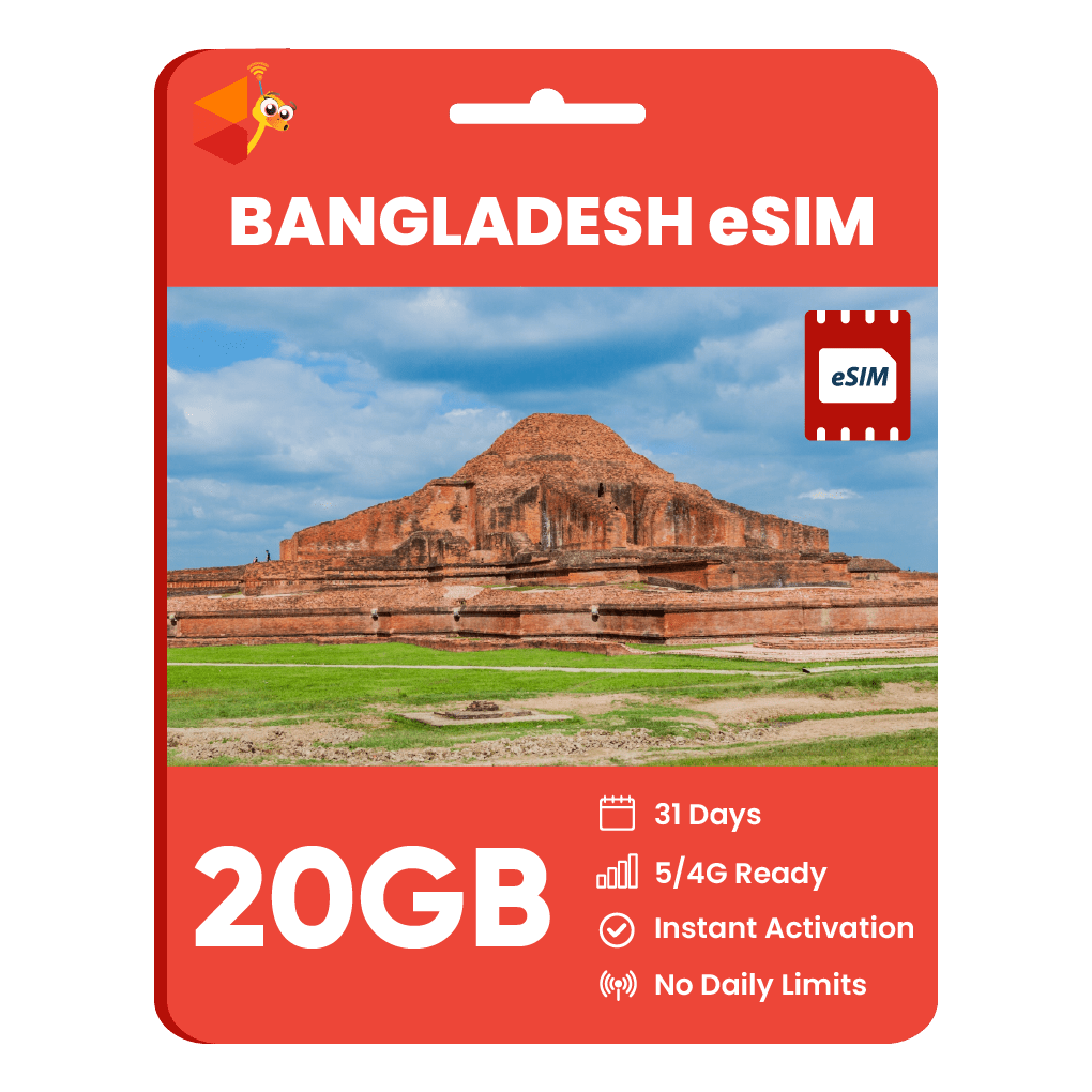 [eSIM] Bangladesh Data eSIM (20GB - 31 Days)