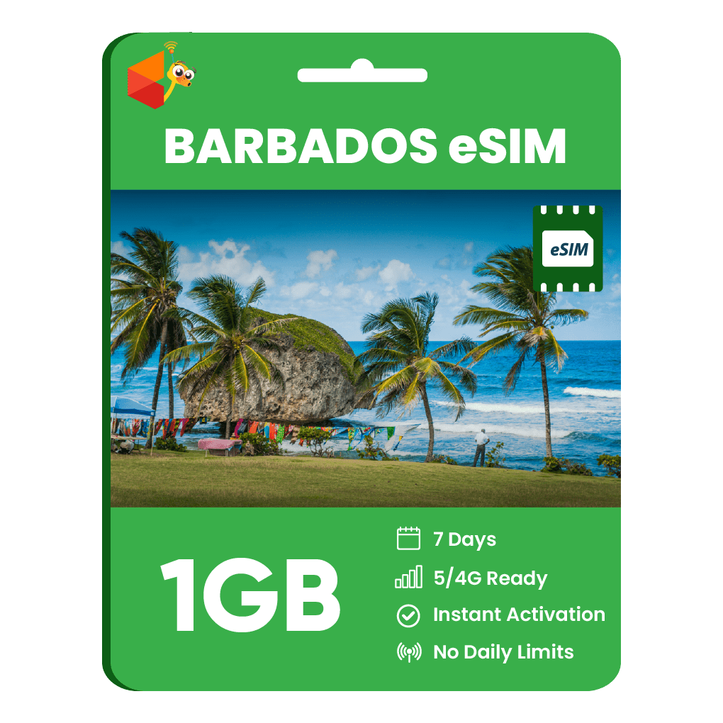 Barbados Data eSIM - SimCorner