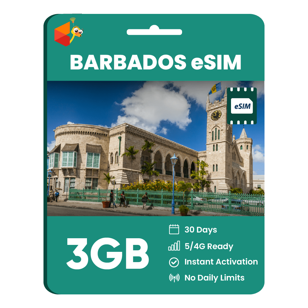 Barbados Data eSIM - SimCorner