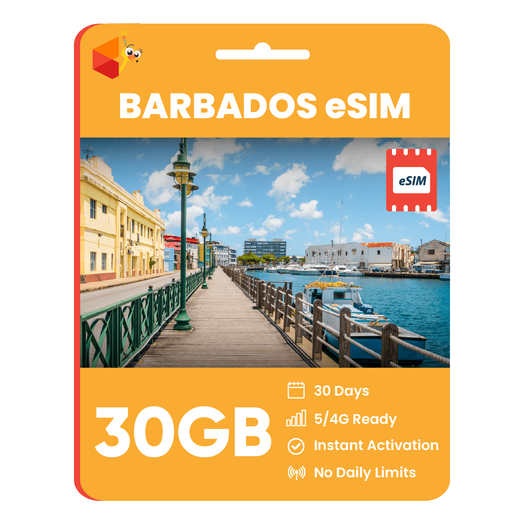 Barbados Data eSIM - SimCorner
