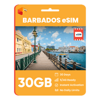 Thumbnail for Barbados Data eSIM - SimCorner