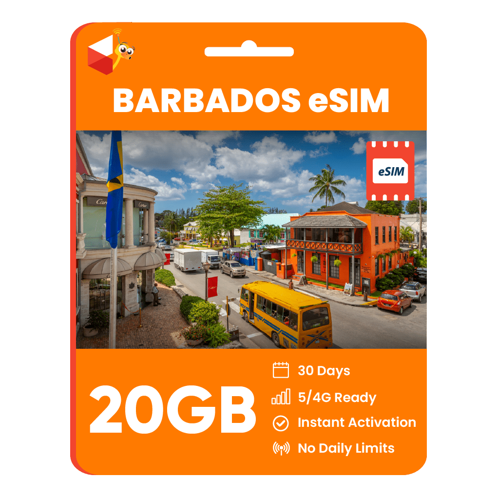 Barbados Data eSIM - SimCorner