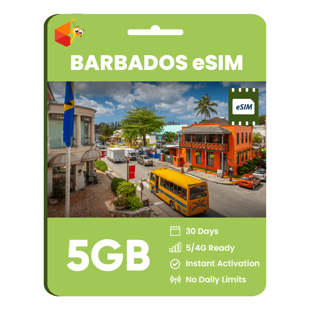 Barbados Data eSIM - SimCorner
