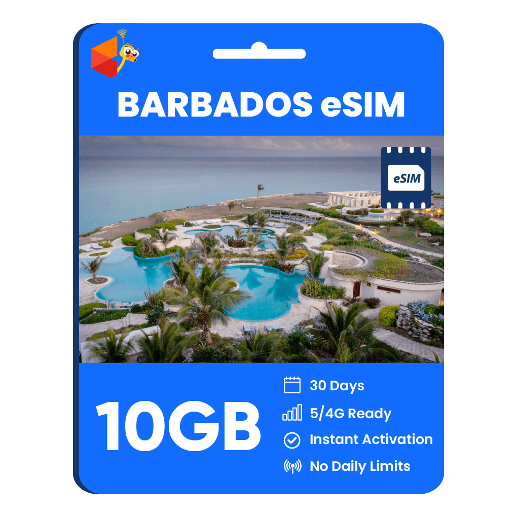 Barbados Data eSIM - SimCorner
