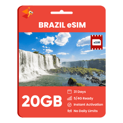 [eSIM] Brazil Data eSIM (20GB - 31 Days)