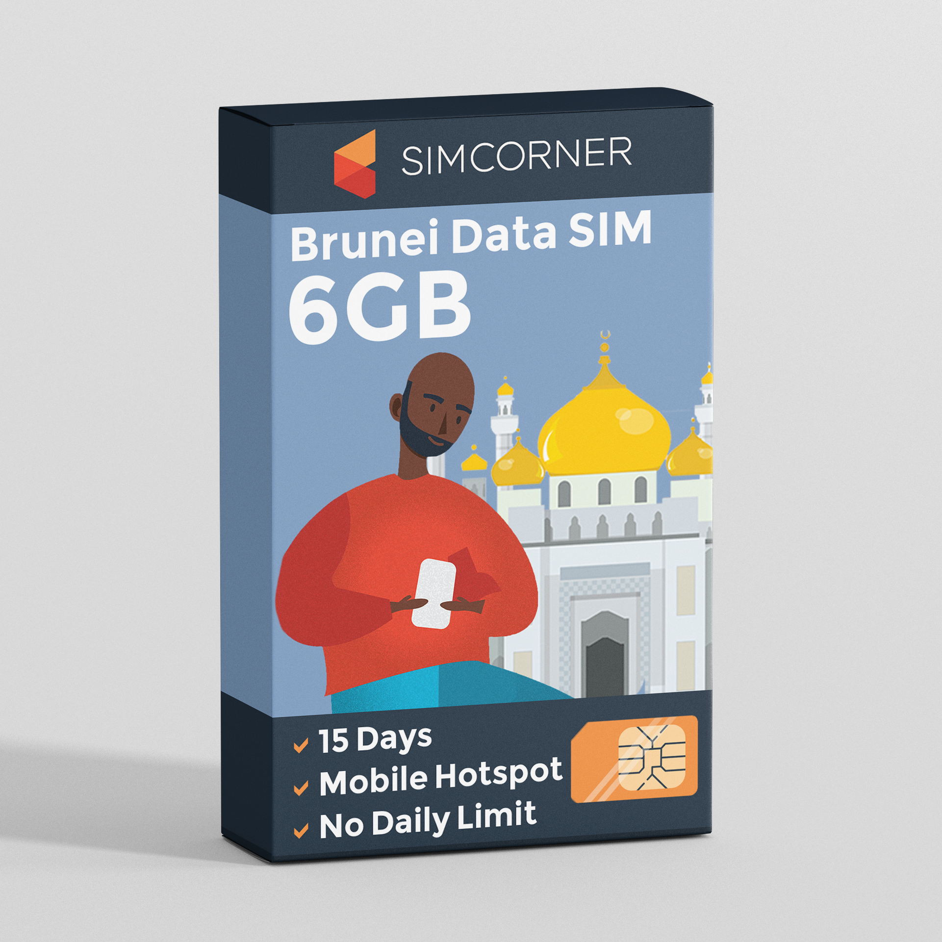 Brunei Data SIM Card (15 Day - 6GB)