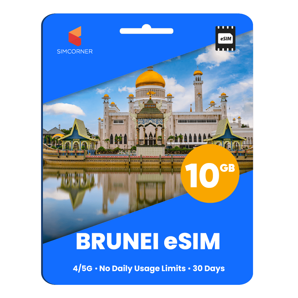 Brunei eSIM: 10GB - 30 Days