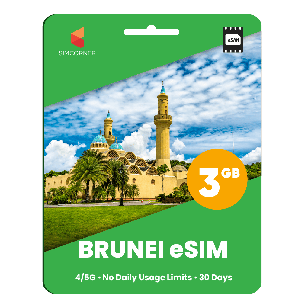 Brunei eSIM: 3GB - 30 Days