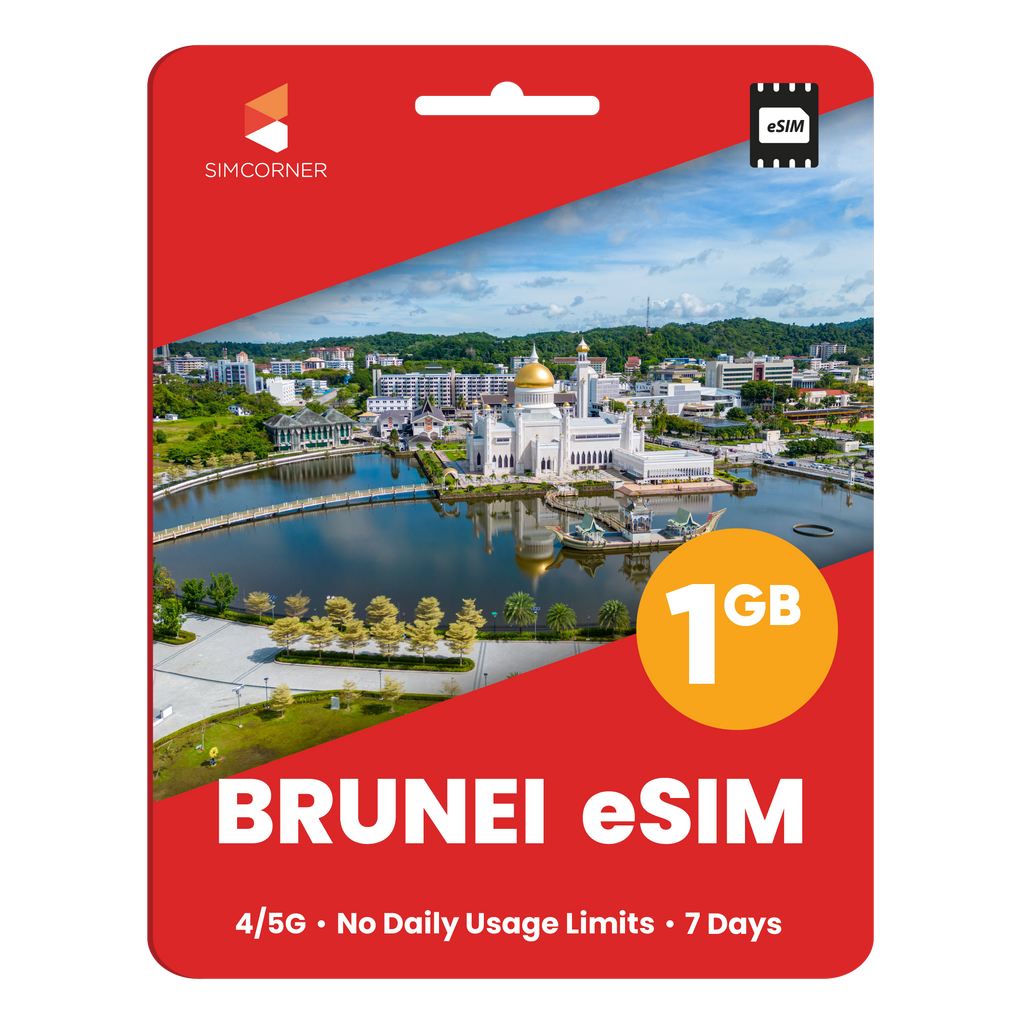 Brunei eSIM: 1GB - 7 Days