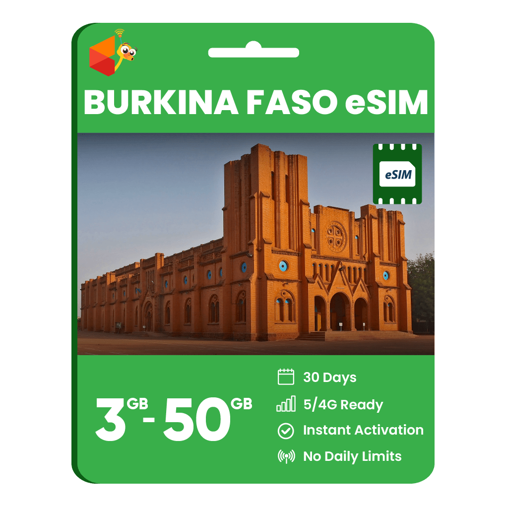 Burkina Faso Data eSIM - SimCorner