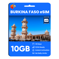 Thumbnail for Burkina Faso Data eSIM - SimCorner