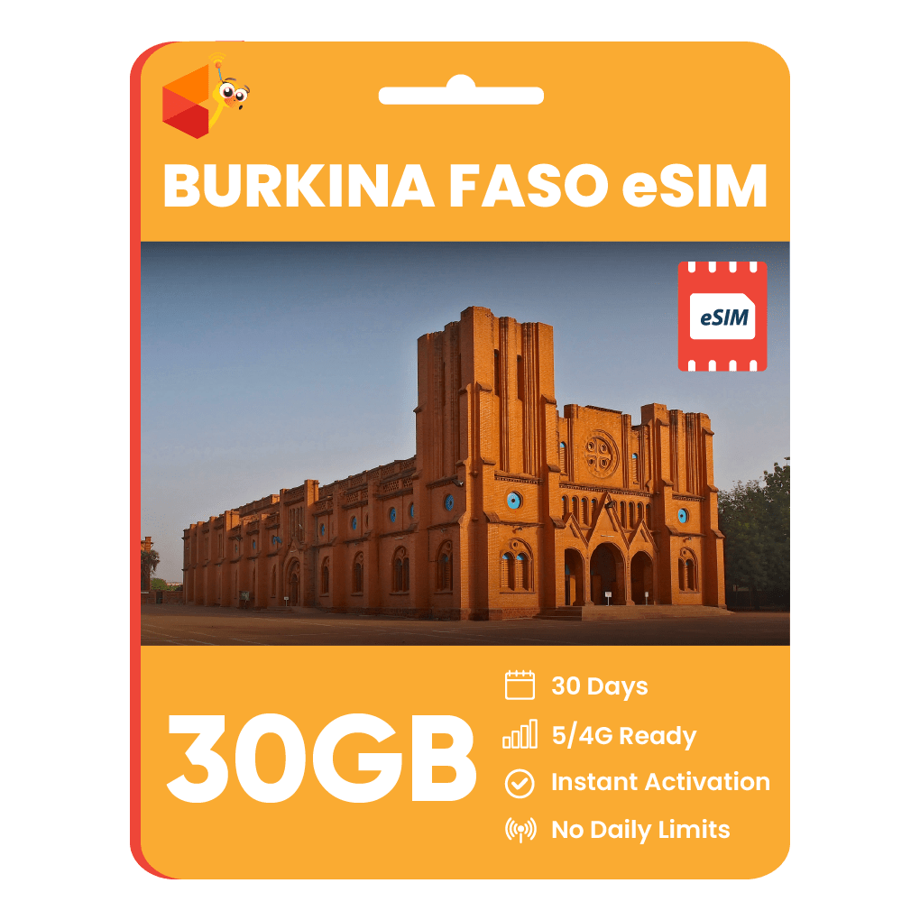 Burkina Faso Data eSIM - SimCorner