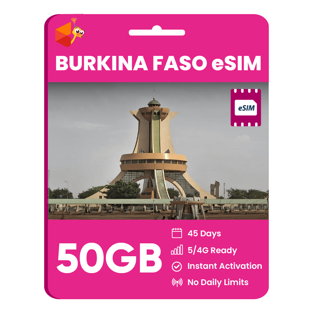 Burkina Faso Data eSIM - SimCorner