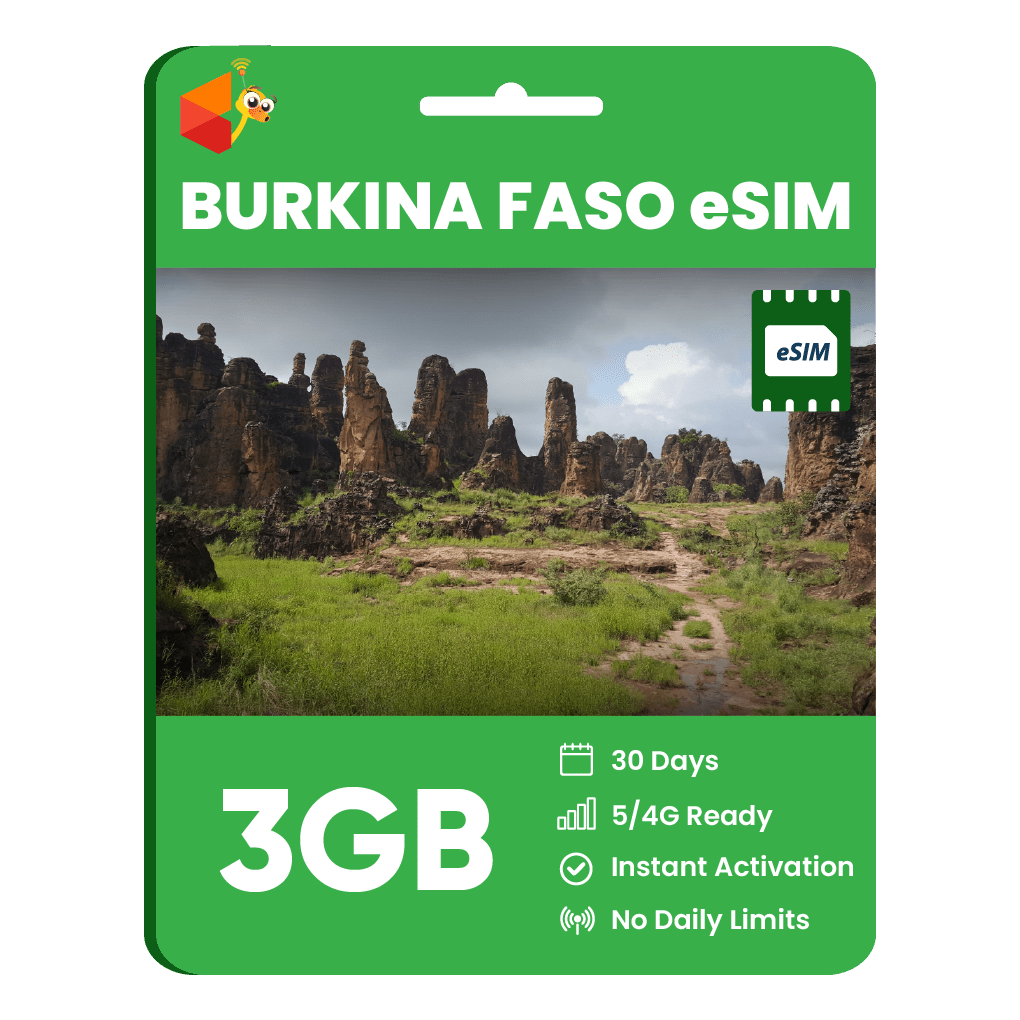 Burkina Faso Data eSIM - SimCorner