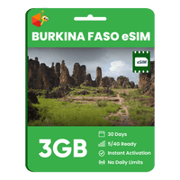 Thumbnail for Burkina Faso Data eSIM - SimCorner