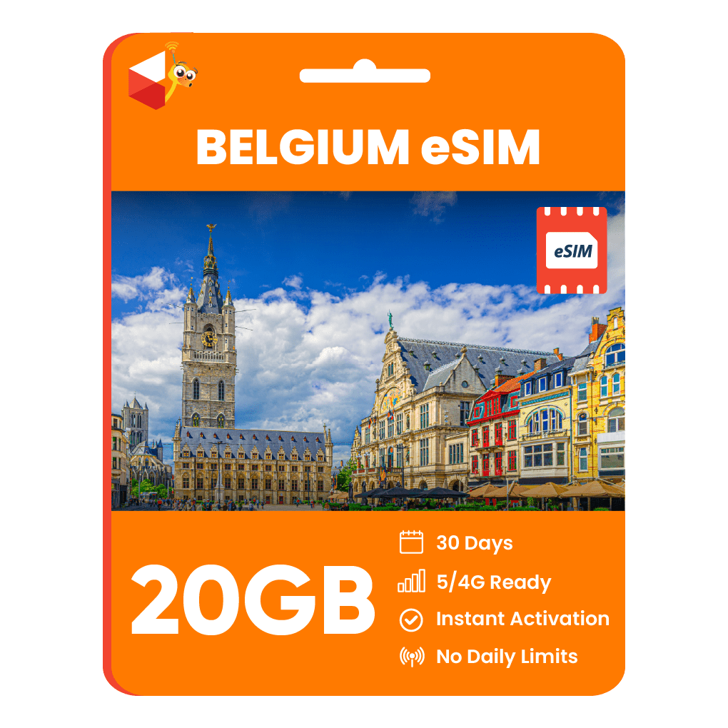 Belgium Data eSIM - SimCorner