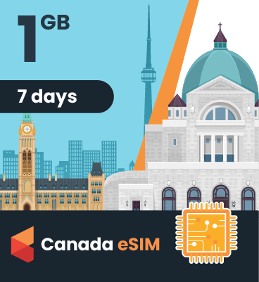 Canada eSIM: 1GB - 7 Days 