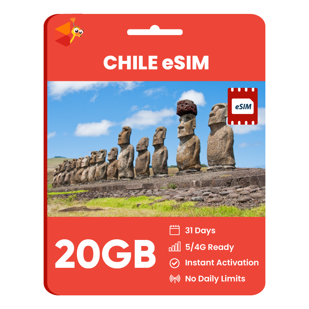 [eSIM] Chile Data eSIM (20GB - 31 Days)