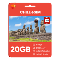 Thumbnail for [eSIM] Chile Data eSIM (20GB - 31 Days)