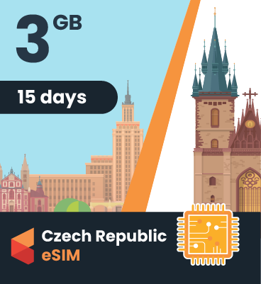 Czech Republic eSIM: 3GB - 15 Days