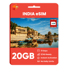 [eSIM] India Data eSIM (20GB - 31 Days)