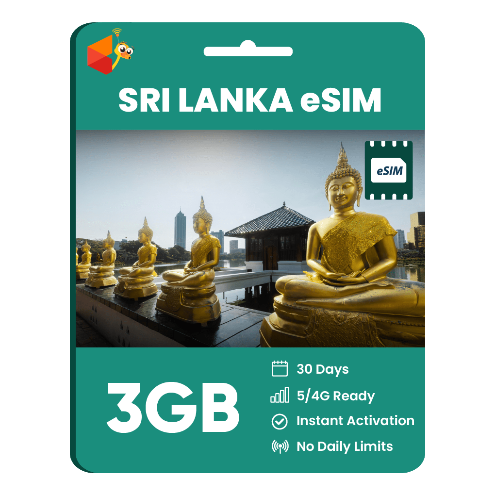 Sri Lanka Data eSIM - SimCorner