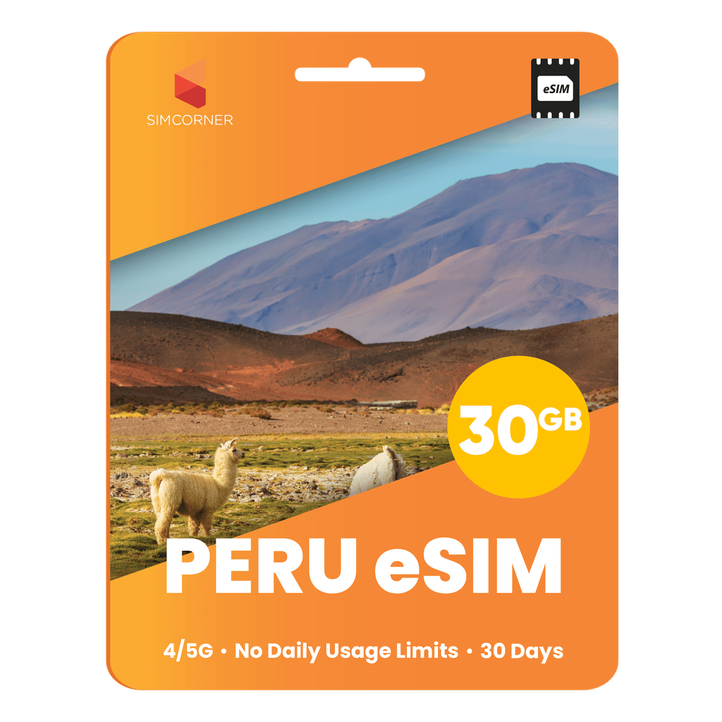 Peru Data eSIM - SimCorner