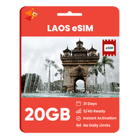 Thumbnail for [eSIM] Laos Data eSIM (20GB - 31 Days) - SimCorner
