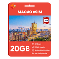 [eSIM] Macao Data eSIM (20GB - 31 Days)