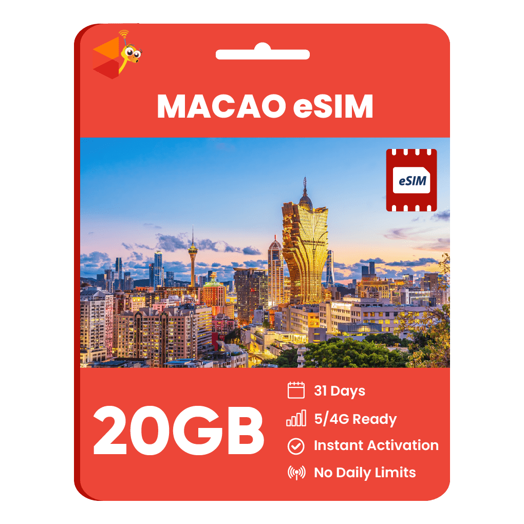 [eSIM] Macao Data eSIM (20GB - 31 Days) - SimCorner