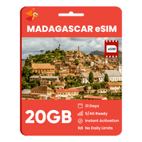 Thumbnail for [eSIM] Madagascar Data eSIM (20GB - 31 Days) - SimCorner