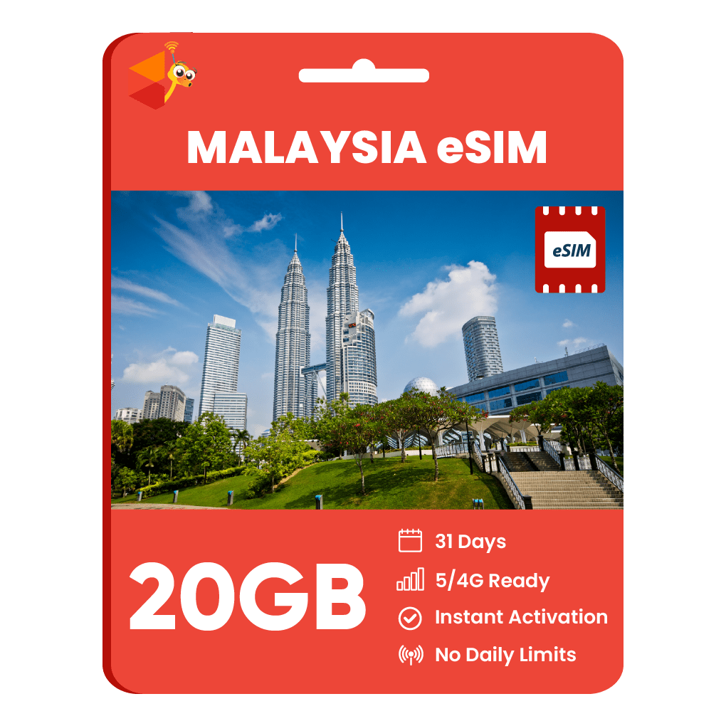 [eSIM] Malaysia Data eSIM (20GB - 31 Days) - SimCorner