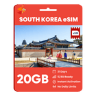 [eSIM] SouthKorea Data eSIM (20GB - 31 Days)