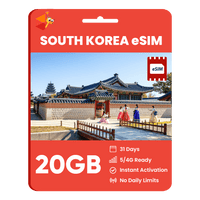 Thumbnail for [eSIM] SouthKorea Data eSIM (20GB - 31 Days) - SimCorner