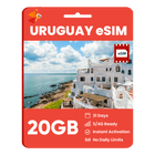[eSIM] Uruguay Data eSIM (20GB - 31 Days)