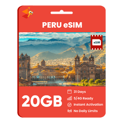 [eSIM] Peru Data eSIM (20GB - 31 Days)