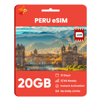 Thumbnail for [eSIM] Peru Data eSIM (20GB - 31 Days) - SimCorner