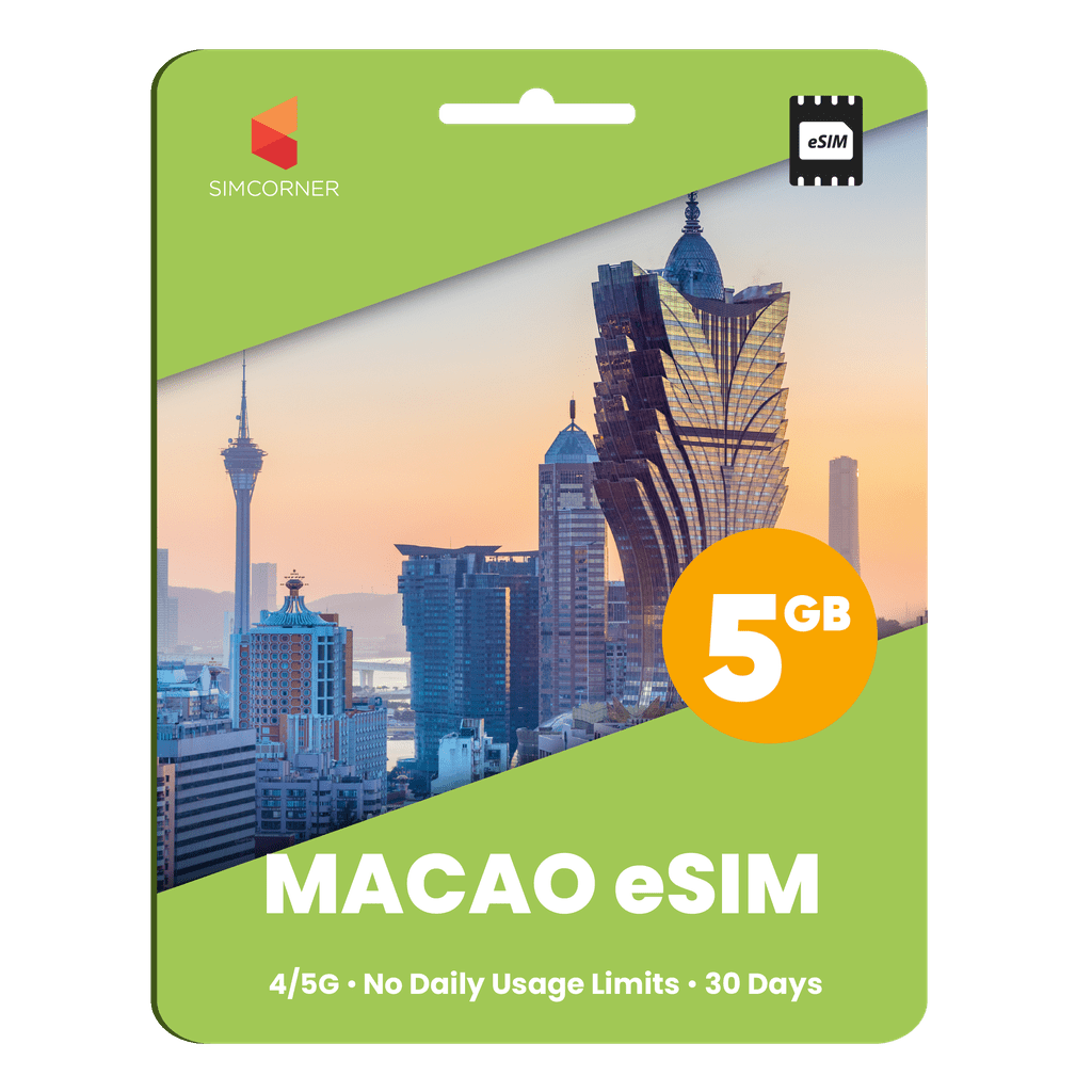 Macao Data eSIM - SimCorner
